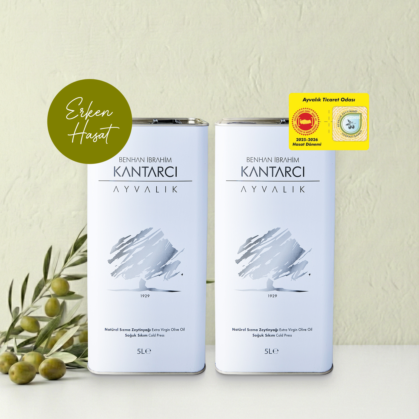 Natürel Sızma Zeytinyağı (2'li Set)