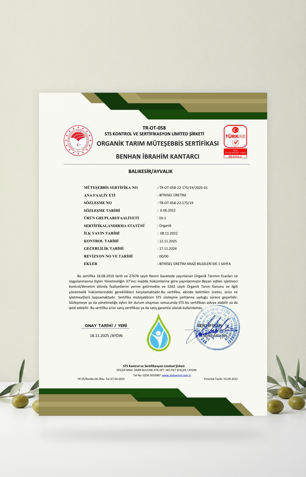 Naturel Birinci Zeytinyağı 5L